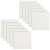 LUPATDY 10 Pezzi Pavimento Ddesivo Beige, 30 x 30 cm, Piastrelle Adesive Pavimento 0,9㎡, Antistatiche, Antiscivolo Moquette Adesiva, Casa Uffici Commercio Quadrotte di Tappeto Salotto
