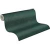 Livingwalls Carta da parati 396543 con foglie di palma in verde - Carta da parati floreale di alta qualità con struttura fine ed effetto metallico in argento - 10,05m x 0,53m - Made in Germany
