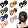 TOEECY Set di Mollette Capelli Donna Semplice ed Elegante Addensato Antiscivolo Fermagli per Capelli Piatti Alla Moda per il Tempo Libero Quotidiano Sport Make up Bagno