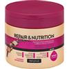 Deliplus BYUP Maschera Repair & Nutrition Deliplus per Capelli Secchi e Danneggiati con 8 Agenti Riparatori - Vasetto da 250 ml