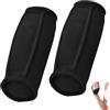 LEKEFETO Set di manubri morbidi con cinturino da polso, set di pesi a mano, manubri per aerobica, pilates, yoga, 1 libbre (set da 2/una coppia) - nero