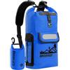 IDRYBAG Zaino Impermeabile Sacco Secco Galleggiante 20L/30L/40L, Sacchi Impermeabili per Zaino per Uomini, Sacco Secco Impermeabile per Kayak