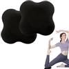Mikiuly Yoga Ginocchia, Cuscinetto da Yoga per Ginocchio, Tappetino Yoga Antiscivolo, Ginocchiere Pad Ideato per lo Yoga, lo Stretching e il Pilates, per Proteggere Ginocchia, Caviglia, Gomito, Mano, Nero