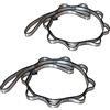 FORBELL Daisy Chain, Cinghie di Arrampicata in Nylon Regolabili Con Catene a Margherita da 2 Pezzi Cinghie di Estensione Per Amaca da Yoga (Silver Grey)