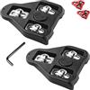 Spolife Compatibile con tacchetti Peloton Look Delta (9 gradi), set di tacchetti per bicicletta da interno e da strada, compatibile con pedali e scarpe Peloton per bici da interno e scarpe da spinning senza