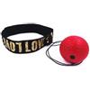 INF Fascia per Capelli con Palla riflessa, Palla da Combattimento con Fascia per Allenamento di Boxe, Fascia per Boxe, Allenamento riflesso, Palla di Reazione, Palla da Boxe