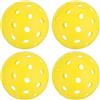 PATIKIL 4pz Esterno Pickleball Palline 40 Buchi Giallo