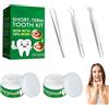 Eniyou Otturazione Dentale Provvisoria Cemento Dentale Definitivo 60g Cemento per Denti Kit Riparazione Denti Kit per Otturazioni Dentali per Problemi di Crepe Dentali, Rotture e Mancanze