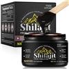 Bibonse Shilajit Puro, Resina di Shilajit Himalayana con 85+ Oligominerali, Acido Fulvico e Acido Umico- Alta Potenza, 600 mg per dose giornaliera | Naturale, Vegano e Senza Aditivi