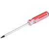 uxcell sourcingmap T10 3mm Magnetico Punta Plastica Grip Punta Torx Sorveglianza Cacciavite Trasparente Rosso