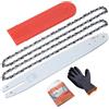 SAVIOR Confezione da 2 catene per motoseghe da 30 cm per motoseghe e protezione spada per Stihl 30050083405/36700000064, catena di ricambio 1/4 LP 1,1 mm, 64 maglie di trazione