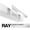Sound bass Supporto Soundbar Sonos Ray, Include Tutto l'Hardware di Montaggio Necessario, Supporto da Parete Galleggiante per Soundbar Sotto la TV o Sopra, Facile da Installare, Bianco