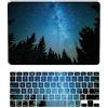 HLAAJJX Custodia Rigida Compatibile con Macbook Pro 14 pollici 2023 2021 con Touch ID M1 A2442/ A2779 M2, Caso Duro Protettivo in Plastica & Copritastiera, Notte stellata