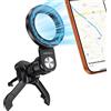 APPS2Car Supporto Telefono Auto Mag-Safe, Porta Cellulare Magnetico per Bocchetta Rotonda, Supporto Auto iPhone 17 16 15 Pro Max, Rotazione 720 Gradi, Antigraffio