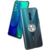 SORAKA Cover trasparente per OPPO Reno 10X Zoom/OPPO Reno 5G,con il supporto anello Custodia molle trasparente di TPU di adatto esile compatibile con il supporto magnetico del telefono per automobile