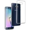 REY Cover in Gel TPU Trasparente per Samsung Galaxy S6 Edge, Ultra Sottile 0,33 mm, Morbido Flessibile, Custodia Silicone