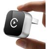 OVVOFPP Adattatore CarPlay Wireless Nuova Edizione 2026, Interfaccia Type-C/USB, Connessione Rapida e Stabile, Compatibile con iOS 12+/Android 11+ e Veicoli Prodotti Dopo il 2016 (Lucido)