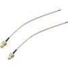 Futheda 2 Pezzi Cavo Coassiale da RP-SMA a IPX UFL U.FL Cavo Coassiale a bassa perdita da IPX a RP-SMA Femmina RG178 15cm 6 pollici Cavo di Prolunga PCI per Antenna per Router Wi-Fi Mini