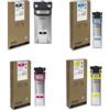 Epson Originale T9461 XXL Nero + T9452, T9453, T9454 XL Ciano/Magenta/Giallo Cartucce Multipack High Yield, per Workforce Pro WF-C5290DW, Workforce Pro WF-C5790DWF
