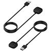 GEJEFA 2 pack Caricatore per Fitbit Versa 4, Sense 2,Versa 3, Sense, Caricabatterie Cavo di Ricarica USB Magnetica per Fitbit Sense 2 - Nero, 100cm