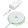 INIU Caricatore Wireless, 15W Certificato Qi2 Mag-safe Ricarica Senza Fili