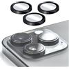 Generico 3 Kit di Protezione con 3 Lenti per Fotocamera compatibile con i P h o n e 16 Pro e 17 Pro - Vetro Temperato 9H Antigraffio, Ultra Trasparente, Antiurto, Copri Obiettivo Camera