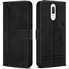 Bravoday Cover per Huawei Mate 10 Lite/Huawei Mate 10 Lite, Flip Custodia in Pelle PU con Slot per Schede, Portafoglio Custodia per Huawei Mate 10 Lite/Huawei Mate 10 Lite, Nero
