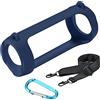 Seracle Custodia in silicone per JBL Flip 6 Bluetooth Box altoparlante portatile (Blue)