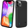 Giabuao Custodia con Batteria per iPhone 13 Pro Max/12 Pro Max, Caricabatterie Ricaricabile Sottile da 8500 mAh, Power Bank Portatile per iPhone 13 Pro Max/12 Pro Max, 6.7 Pollici
