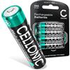 Cellonic Batterie AAA ricaricabile - 1000mAh - precaricato e pronto all'uso - lunga durata e vita - 4x Batteria AAA/Micro / R03 / LR03 NiMH, pile AAA ricaricabile