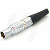 HangTon Connect HangTon 0B Connettore circolare Push Pull in metallo Cavo Plug FGG 3 Pin Contatti maschi per Steadicam Alimentazione 12/24V (3P, Plug)