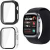 Holilo Cover Protettiva Compatibile con HUAWEI WATCH D2,2 Pièces PC Custodia Rigida con Vetro Temperato, AntiGraffio Custodia Protettiva paraurti Shell Antiurto - Nero + Trasparente