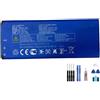 Generic Batteria TLi019D1 TLi019D7 TLi019DA 2000mAh 3.85V compatibile per 5033 5033D 5033X 5033Y 5033A/T/J Telstra Essential Plus 2018 Batteria del telefono