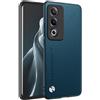 HAFFAN Custodia Cover Protettiva per Cellulare per OPPO A80 5G (6.67 inches), Stile Similpelle - Zaffiro