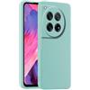 HULLIN Custodia per Telefono in Silicone Colorato, Adatta per OnePlus 12 5G (6.82) - Ciano chiaro