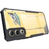 QJONSIU Cover per ZTE nubia Neo 3 GT, [Protezione Airbag] Retro in PC Trasparente + Telaio in TPU Morbido, Cover Protettiva Antigraffio