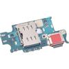 OnlyTech - Connettore di ricarica USB C, lettore di schede SIM, antenna e microfono di ricambio per Samsung Galaxy S23 Plus SM-S916B (versione europea)