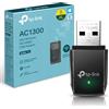 TP-Link [Vecchio Modello] tp-link Archer T3U AC1300 mini mu-mimo adattatore USB wireless, WiFi Dongle per PC, desktop e laptop, supporta Windows 10/8.1/8/7/XP, Mac OS 10.9 - 10.13