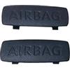 Inovey Cappuccio Del Pilastro Dell'Interno Dell'Auto A/B/C Airbag Emblem Trim Cap 3C0853437C 1K8853437 5G0853437 Compatibile Con Vw Golf 5 6 Gti Jetta Mk5 A5 A6 Passat Cc B6 B7 -nero