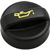 Leiwee Tappo Olio Motore in ABS, Sostituisce 9670015080 1180S5 9674157180, Tappo Coppa Olio Universale per Citroën Peugeot Opel DS, Resistente al Calore e Antiperdita (Nero)