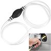 LJAPPLIED Pompa Trasferimento Liquido Acqua, 2m Pompa a Mano a Benzina Pompa Manuale Carburante 8mm per Combustibile Benzina Gas Olio Petrolio Pompa Manuale