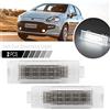 Ayikeiy 2X LED luci di cortesia per portiera auto Luce bagagliaio Luce vano portaoggetti Compatibile con Fiat Doblo Punto Evo Idea 500 500X Croma Punto Linea Stilo Panda Grande Punto 500L Bravo