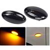 Hacreyatu Indicatore di Direzione Laterale Dinamico a LED per P-eugeot 1007 107 | per 206 207 307 407 607 Partner Expert ,per C-itroen C1 C2 C3 C5 C6 Xsara Picasso Berlingo Jumpy