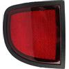 OUKENS Riflettore Paraurti Posteriore, Riflettore Paraurti Posteriore Fendinebbia Paraurti Rosso Pannello Catarifrangente Laterale di Ricambio Per Mitsubishi L200 Triton ML MN dal 2005 al 2015(left)