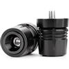CCYYMOWOK MOWOK - Tappo per manubrio moto, accessori per Kawasaki Z900 Z800 Z1000 Z1000SX Z400 ZX6R ZX10R Z750 Ninja 250 300 1000 SX Versys650 2017-2025 Tappi per manubrio (nero)