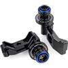 LLIDFONK Adatto per MT07 MT 07 MT-07 FZ07 2014-2024 2025 2026 XSR700 in alluminio accessori moto bobine oscillanti supporto viti protezione antivibrazioni (blu)