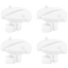 SZDPC 295176601, 4 pezzi, griglia di ventilazione sul camper, clip per frigorifero, clip di ricambio, compatibile con Dometic L100, L200, L300, L500 e EW