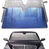 AuFiiy Parasole Auto, 140 * 70CM Parasole Auto Parabrezza Interno Pieghevole, Riflettente, Protezione dai Raggi UV