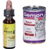 sets_misc Fiori di Bach Rescue Pet Gocce + Gemon Cat Adult Paté con Manzo 1 St
