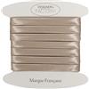 designers-factory Nastri in sbieco per bordare Cucito in Raso - Vari Colori Disponibili - Nastro per raffinate Rifiniture in Raso di Poliestere Piegato - sbieco Raso (10 Metri, Beige)